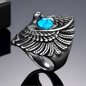 Goro’s Native American Turquoise  Eagle Ring